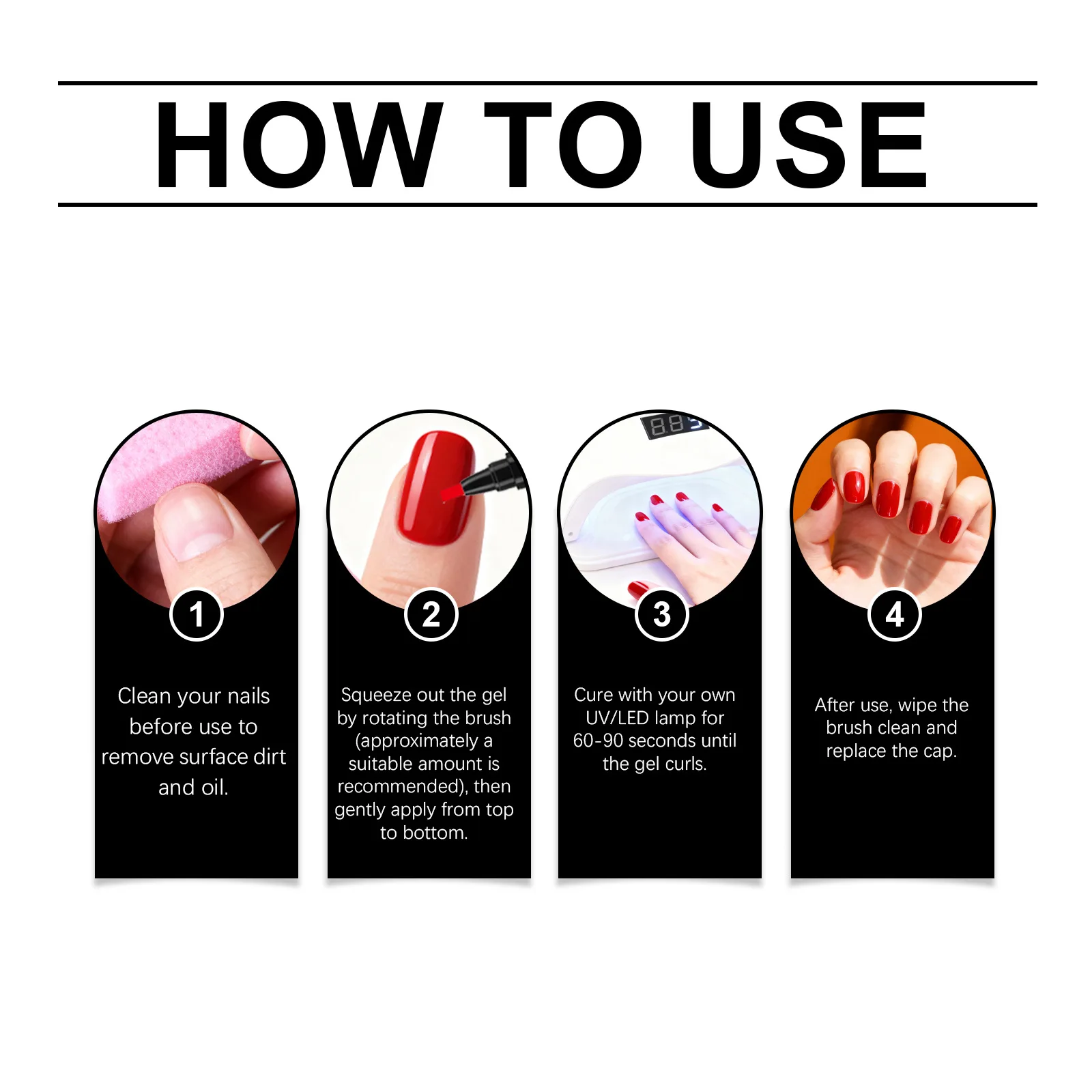 5ml Nail Gel Polish Set DIY Nail Art Design 6PCS Manicure Painting Gel Kit Long Lasting Fashion Color Mixing Nail Art Brush Tool