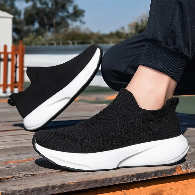 Men Running Shoes Walking Shoes Sock Shoes Men Sneakers Slip On Loafers Sport Shoes Men Sneakers Casual Shoes Couple Shoes