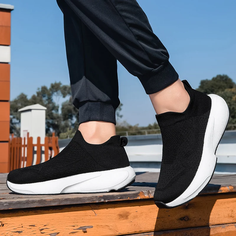 Men Running Shoes Walking Shoes Sock Shoes Men Sneakers Slip On Loafers Sport Shoes Men Sneakers Casual Shoes Couple Shoes