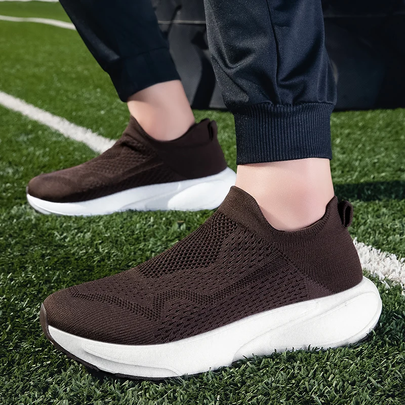 Men Running Shoes Walking Shoes Sock Shoes Men Sneakers Slip On Loafers Sport Shoes Men Sneakers Casual Shoes Couple Shoes