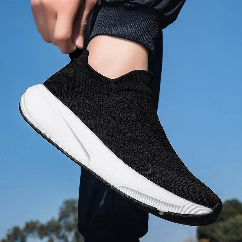 Men Running Shoes Walking Shoes Sock Shoes Men Sneakers Slip On Loafers Sport Shoes Men Sneakers Casual Shoes Couple Shoes