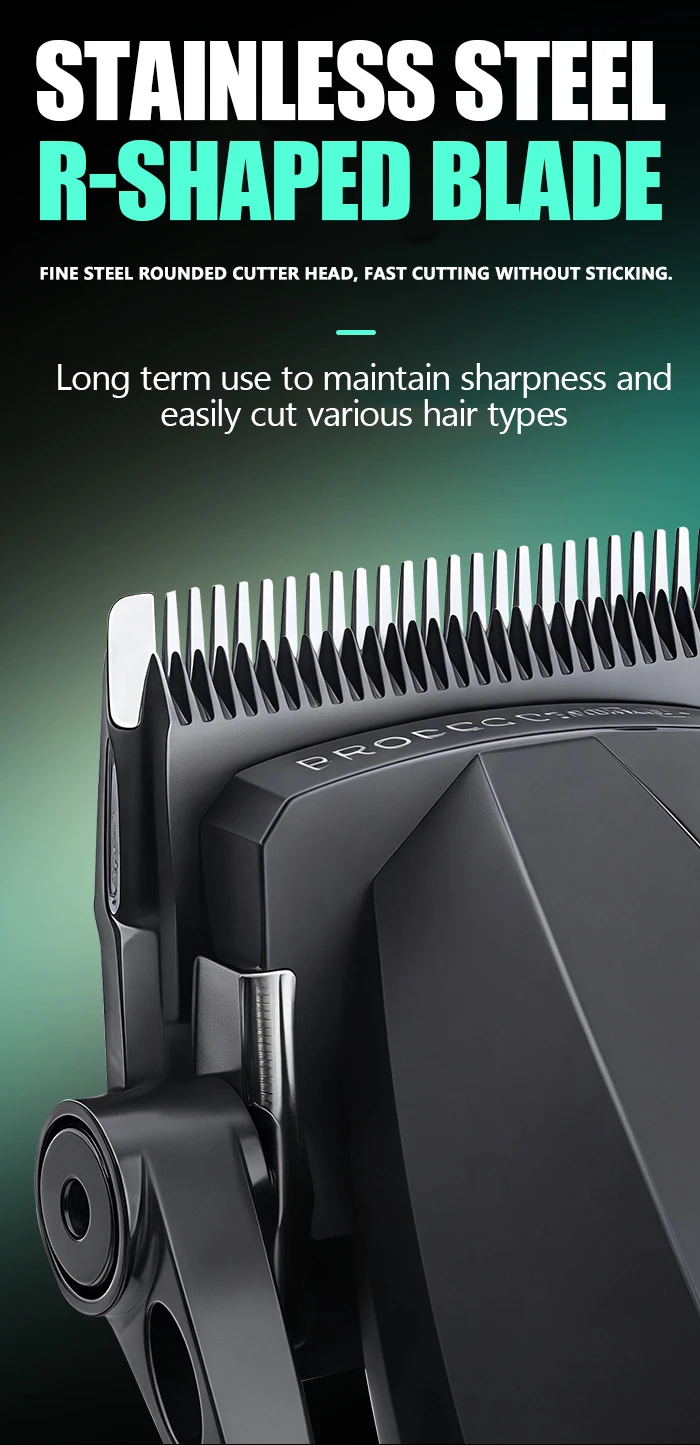 Kemei 1819 Electric Hair Clippers Men Professional Rechargeable Cordless Hair Cutting Machine High Quality Hair Trimmer Barber