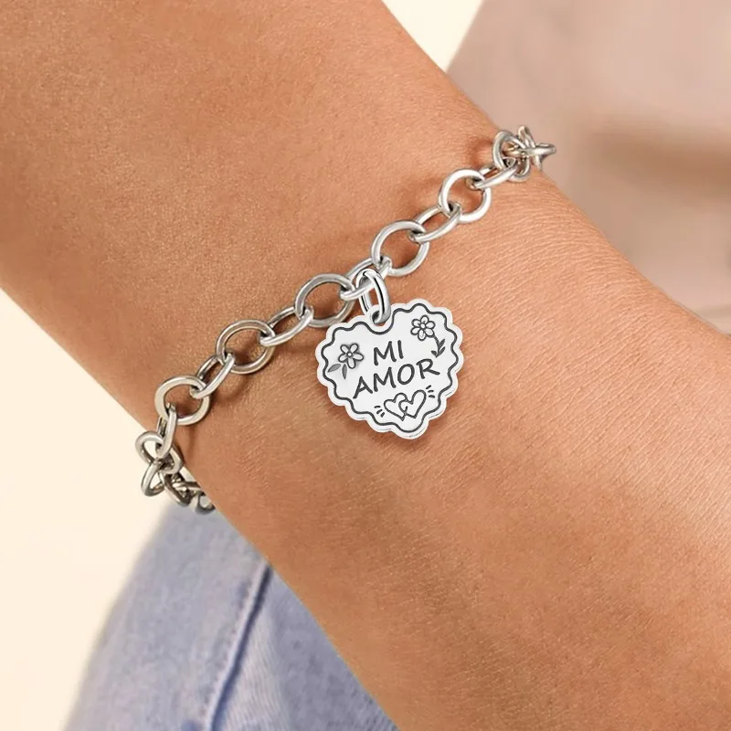 Adjustable 925 Sterling Silver Vintage Pendants Birthday Cake Love Heart Charms Beads Fit Original Bracelet Necklace DIY Jewelry