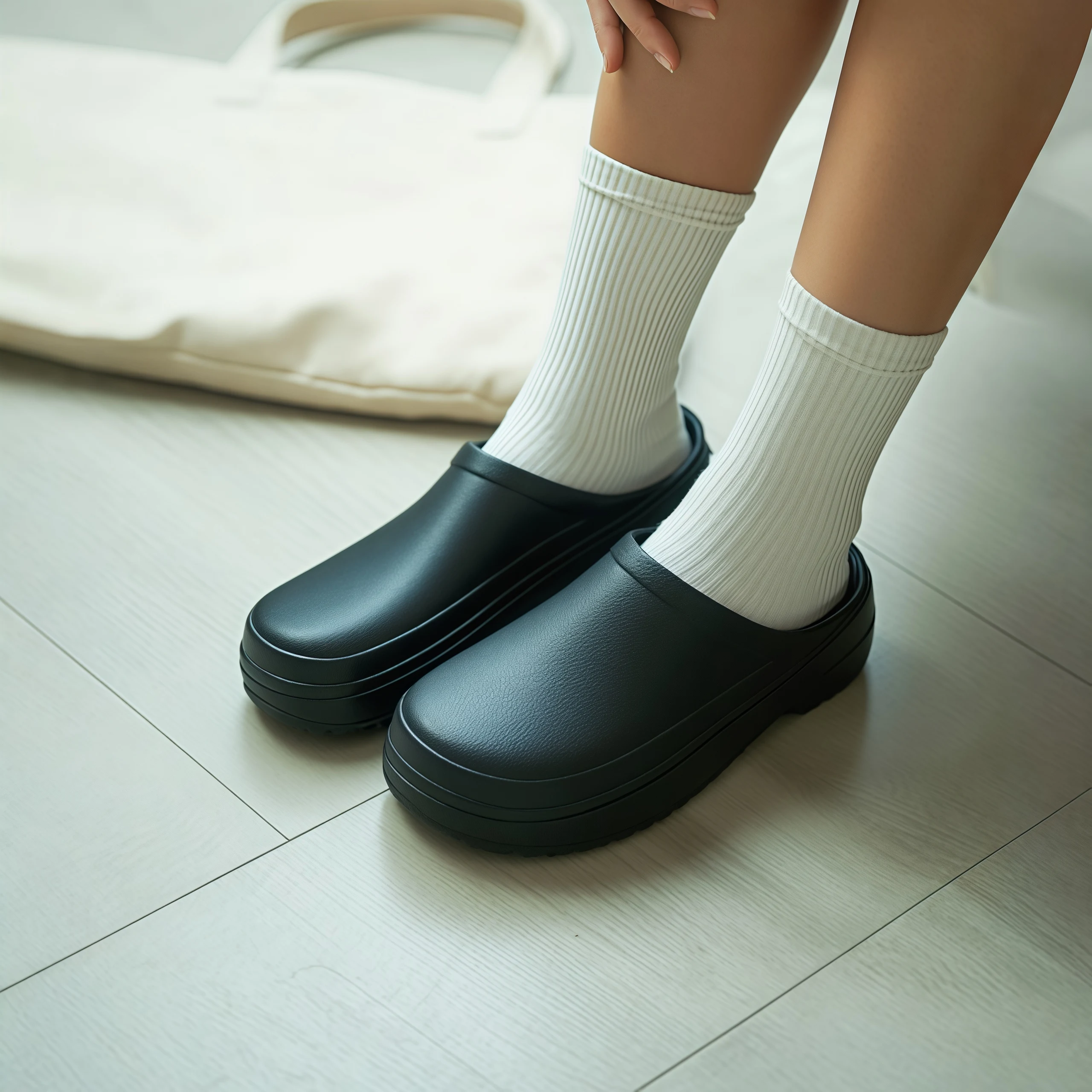 Women's Eva Nurse Clogs with Cushioning Insoles — Lightweight, Non-Slip Slip-On Medical Slippers Suitable for Hospital Indoor and Outdoor Use