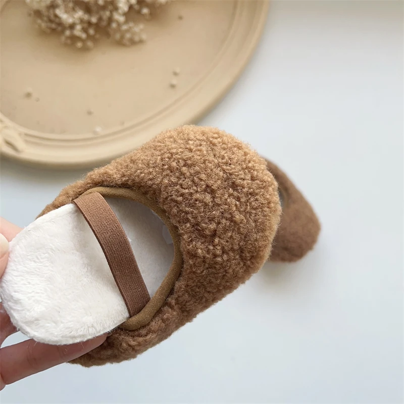 Baby Girls Boys Walking Shoes Autumn Winter Newborn Infant Casual Shoes Warm Plush Soft Soled Toddler Kids Shoes