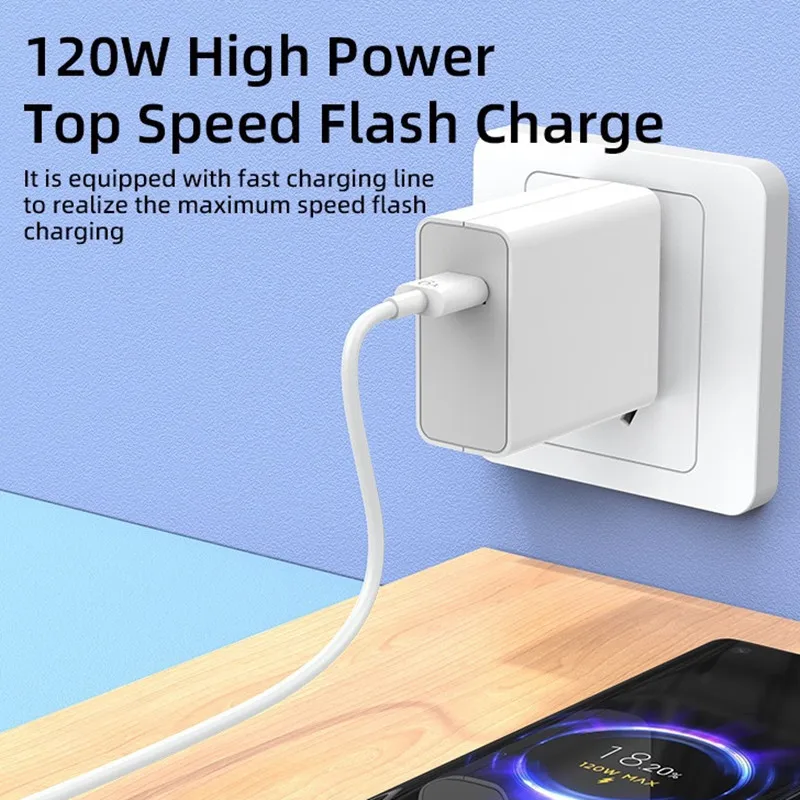 120W Super Fast Mi Turbo Charge USB Type C Charger Cable For Xiaomi 14 13 12 11Ultra Redmi Note 10 POCO USB-C Quick Line