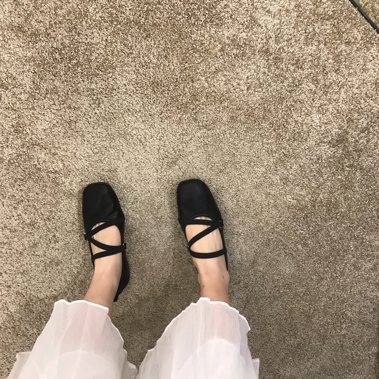 Spring Ballet Flat Shoes Women Comfy Leather Shoes 2024 Women Luxury Women Square Toe Flat Mary Janes Ladies Shoes Double Buckle