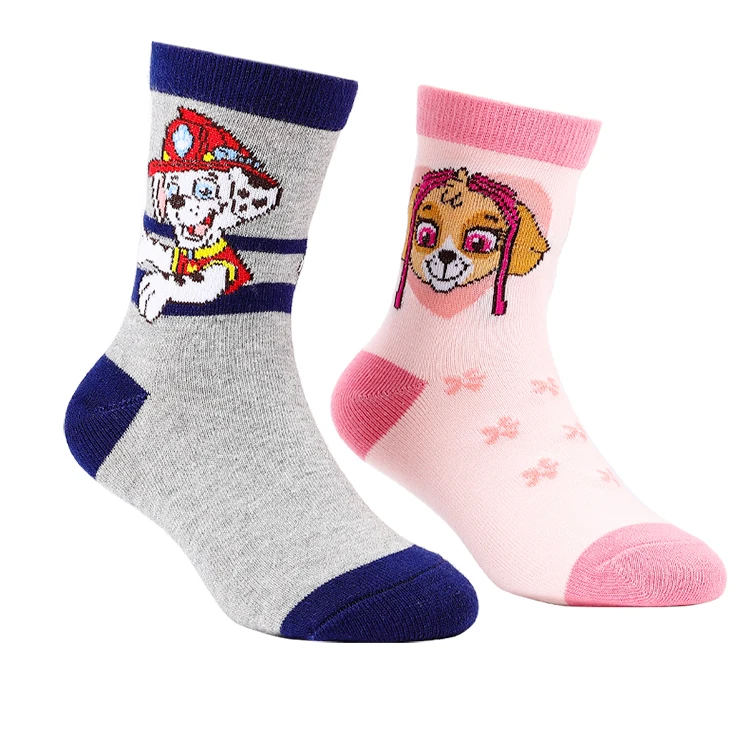 5Pairs Genuine Paw Patrol Baby Socks Cotton Spring Autumn Cartoon Animal Children's Sock Girls Boys Toddler Kids Socks Age 2-8Y
