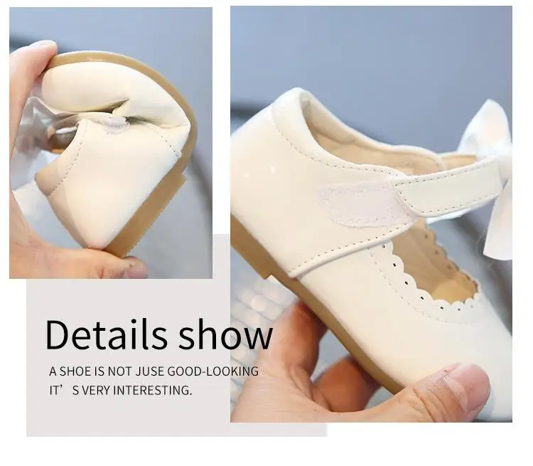 2026 Spring Autumn Little Toddler Girl Leather Dress Shoes Kids Cute Oxfords Bright Colors Girls Party Performance Dance Shoes
