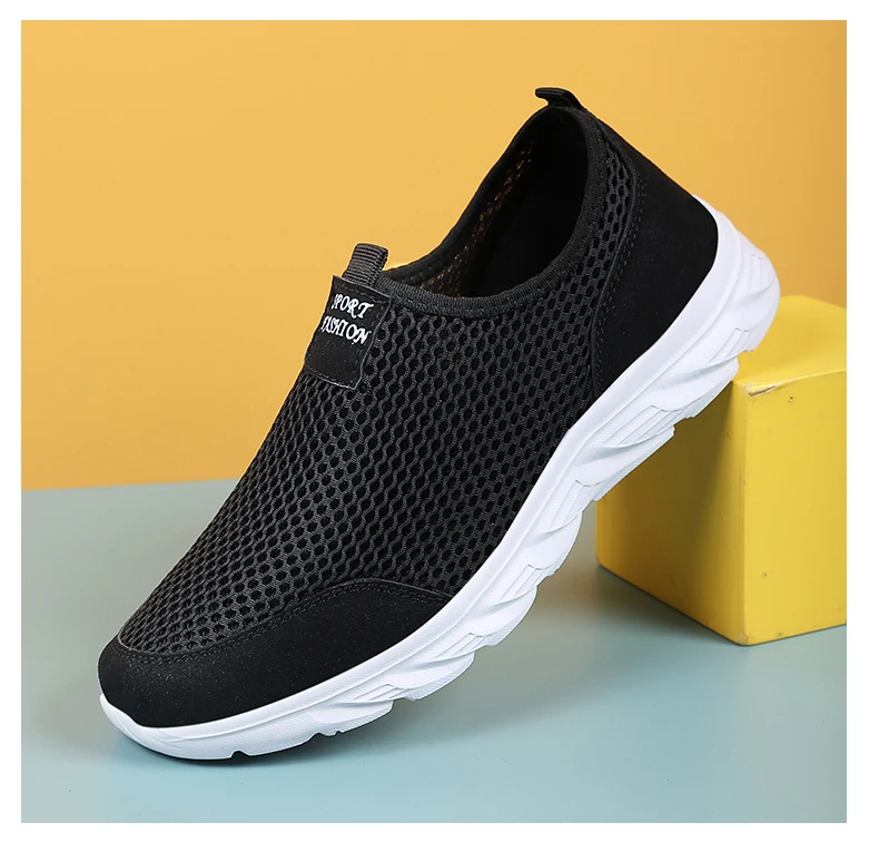 Men's Sneakers Breathable Men Casual Shoes Outdoor Male Slip On Loafers Walking Sneakers Tennis For Men