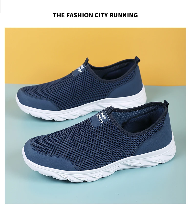 Men's Sneakers Breathable Men Casual Shoes Outdoor Male Slip On Loafers Walking Sneakers Tennis For Men