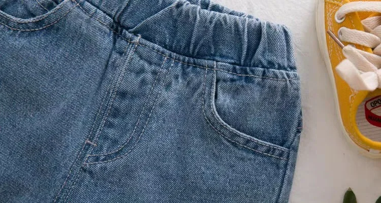 0-6 Year Old Boys Jeans Infant Set Children Girls Denim Ripped Jeans Korean Fashion Kids Trousers Toddler Casual Loose Pants