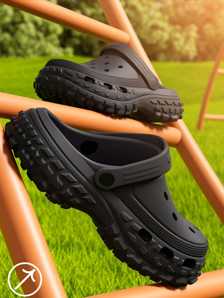 Fashion Summer Couple Style Toe Wrap Sandals Platform Non-slip Flip-flop For Men Women Outdoor Beach Shoes Men's Home Slippers