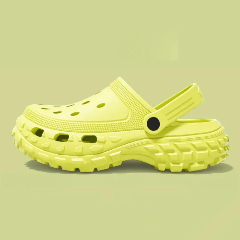 Fashion Summer Couple Style Toe Wrap Sandals Platform Non-slip Flip-flop For Men Women Outdoor Beach Shoes Men's Home Slippers