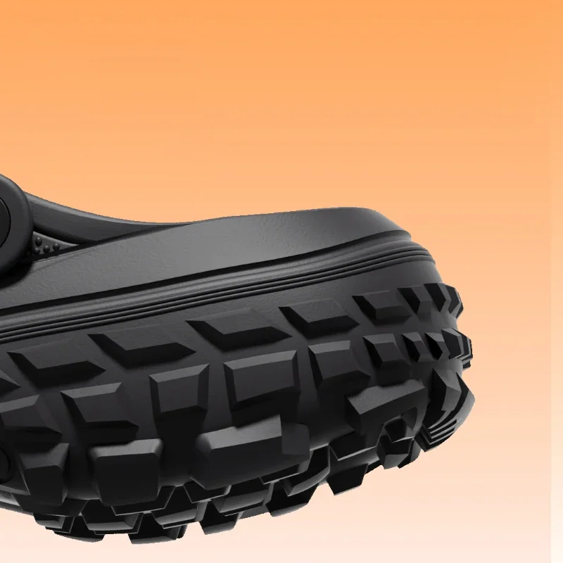Fashion Summer Couple Style Toe Wrap Sandals Platform Non-slip Flip-flop For Men Women Outdoor Beach Shoes Men's Home Slippers