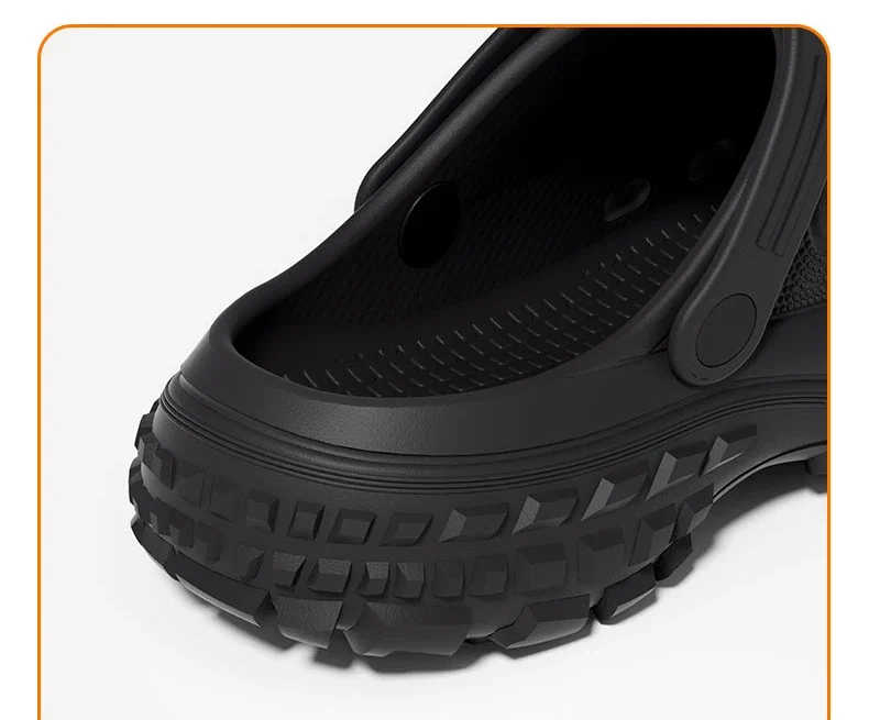 Fashion Summer Couple Style Toe Wrap Sandals Platform Non-slip Flip-flop For Men Women Outdoor Beach Shoes Men's Home Slippers