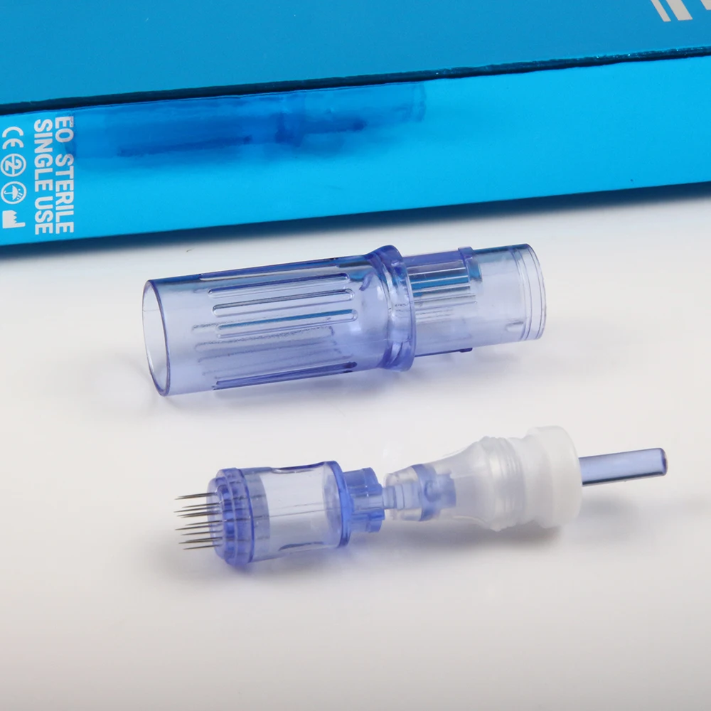 10Pcs Universal Microneedling Derma Needles Cartridge Special Designed For Tattoo Pen 12/36/42 Pins All Rotary Machines Can Fit