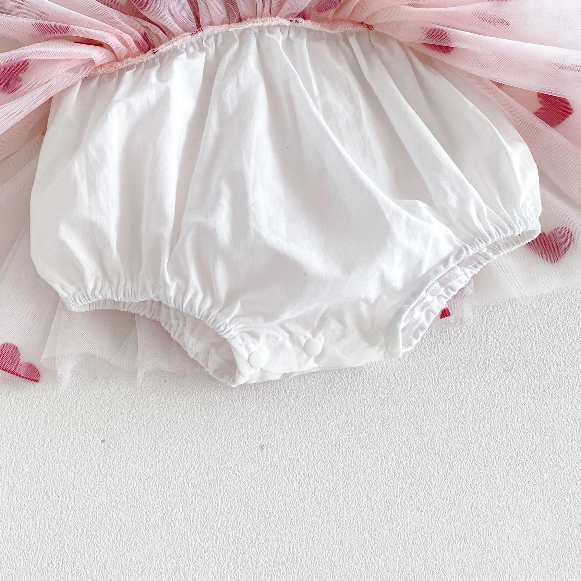 0-2 Year Old Baby Dress Summer New Newborn Centennial Birthday Party Girl Princess Dress Sleeveless Mesh Romper Dress