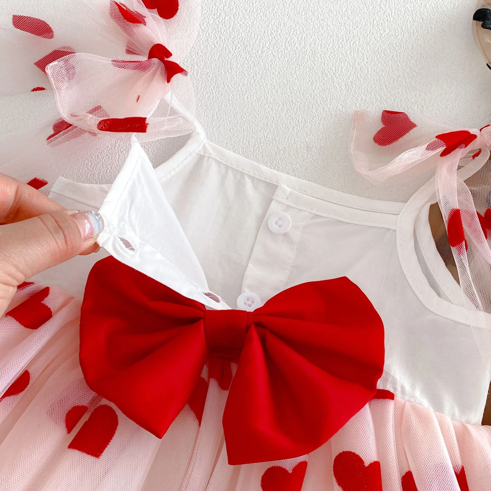 0-2 Year Old Baby Dress Summer New Newborn Centennial Birthday Party Girl Princess Dress Sleeveless Mesh Romper Dress