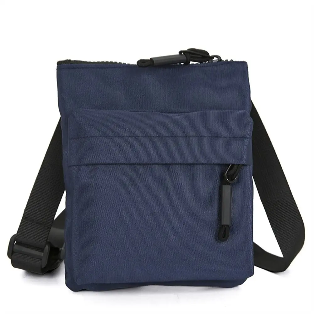 Women Men Nylon Shoulder Bag Fashion Leisure Solid Color Waterproof Cross-body Bag Messenger Bags Outdoor Sports Cellphone Pouch