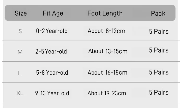5 Pairs Kids' Socks Spring Autumn Cotton Socks Soft Breathable Crew Socks Little Big Boys Crew Sock