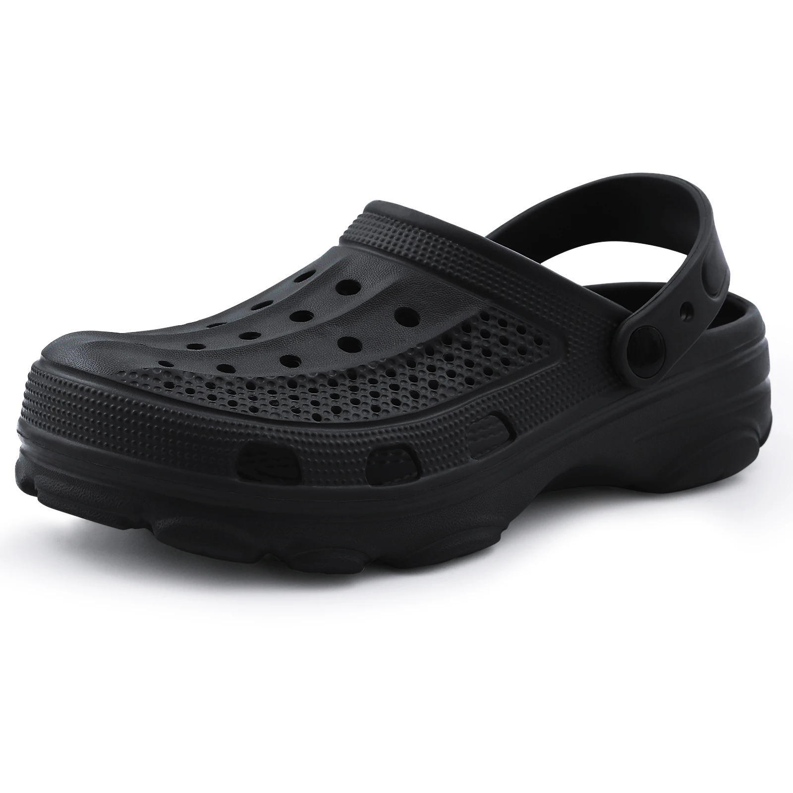 Smile Pop Casual Men Clogs Slippers Band Summer Slippers Outdoor Non-slip Beach Cozy Men Shoes Soft EVA Home Breathable Slippers