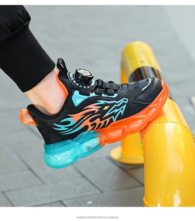 Kids Shoes Boy Casual Sneakers Platform Comfortable Children School Sports Tenis Boy Shoes Children's Basketball Shoes