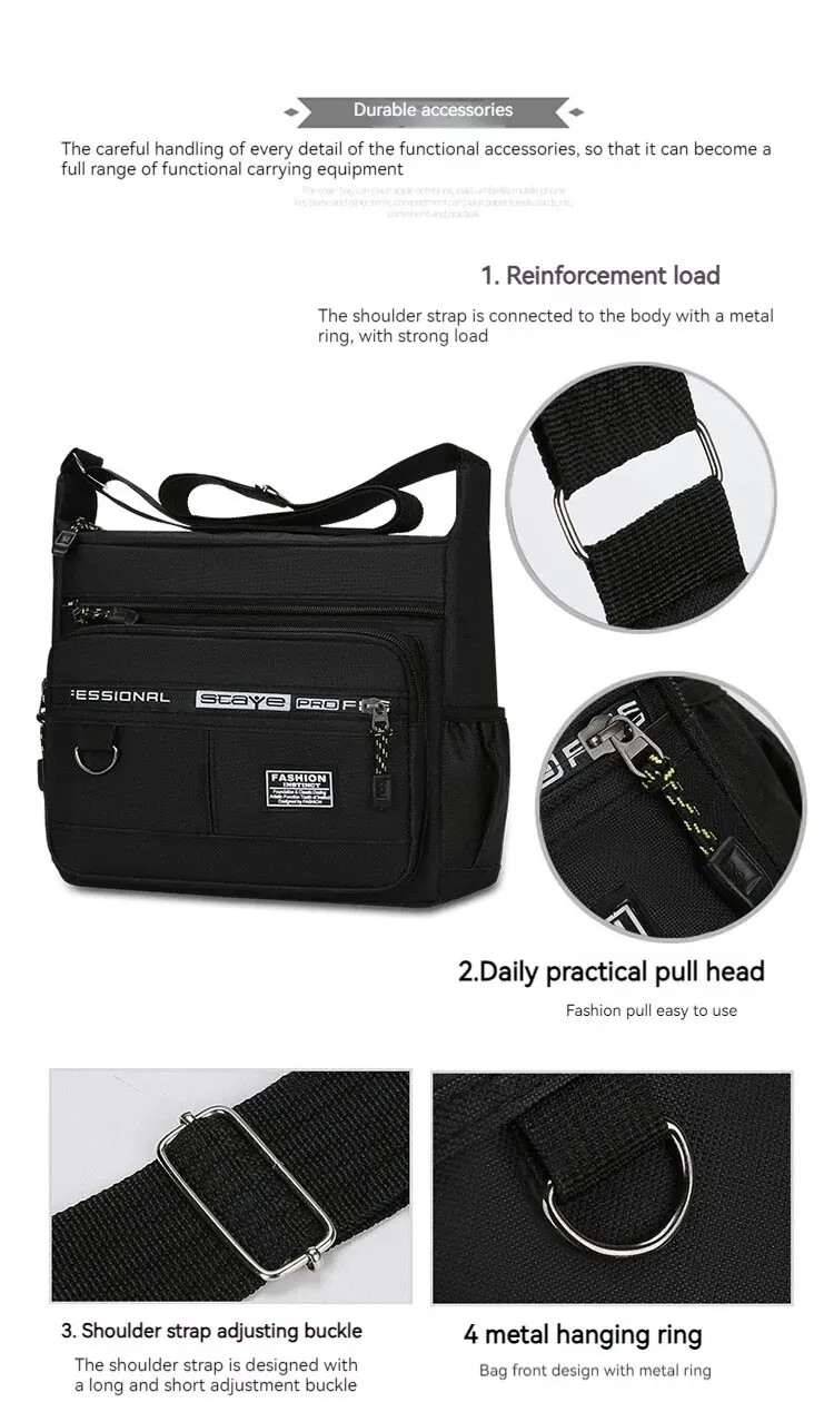Men Single Shoulder Bag Fashion Collect Storage Bag Shoulder Bags Business Leisure Storage Women Crossbody Bag Men Shoulder Bag