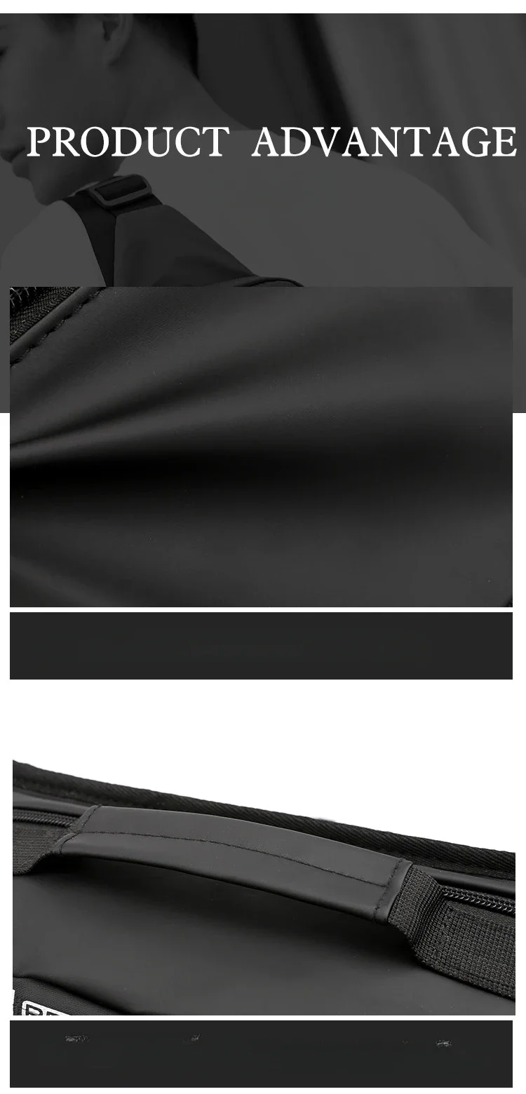2024 Large Capacity Anti-theft Male Belt Close-Fitting Waist Bags Multi-Functional Shoulder Bag Men Nylon Fanny Chest Fanny Pack