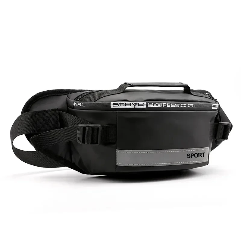 2024 Large Capacity Anti-theft Male Belt Close-Fitting Waist Bags Multi-Functional Shoulder Bag Men Nylon Fanny Chest Fanny Pack