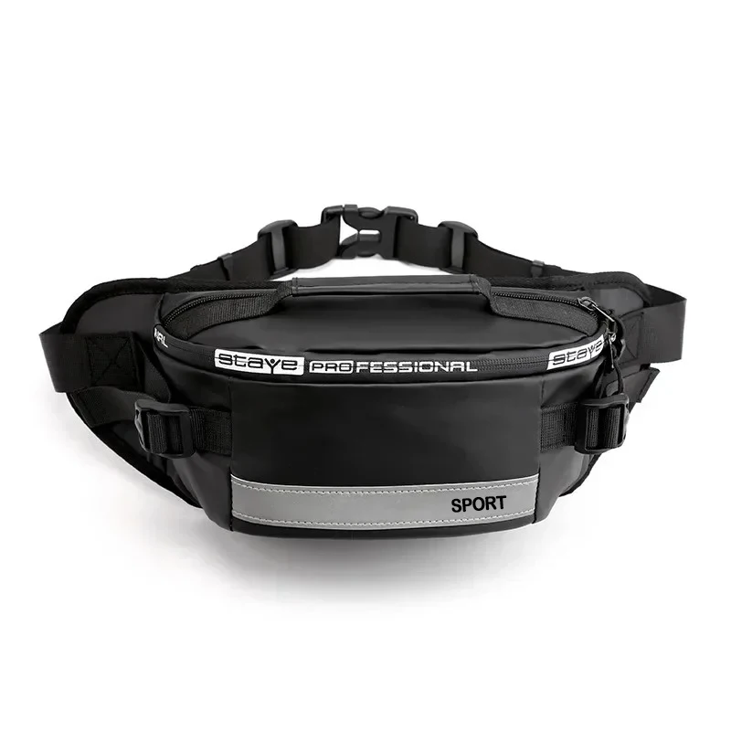 2024 Large Capacity Anti-theft Male Belt Close-Fitting Waist Bags Multi-Functional Shoulder Bag Men Nylon Fanny Chest Fanny Pack