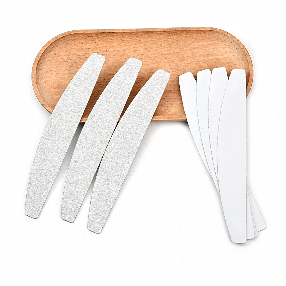 50pcs Sandpaper and Steel Filer for Nail Manicure Pedicure Double-sided Set Tearable Durable Accessoires Gel Polish Equipment