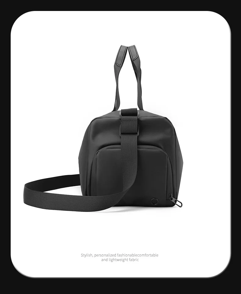 Zipper Large Capacity Oxford Travel Bags Solid Fitness Bags Thickened Fabric High Capacity Waterproof Luggage Sports Bags
