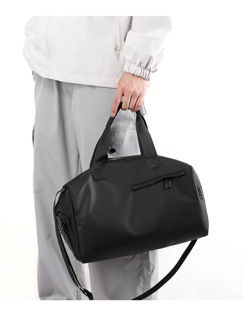Zipper Large Capacity Oxford Travel Bags Solid Fitness Bags Thickened Fabric High Capacity Waterproof Luggage Sports Bags