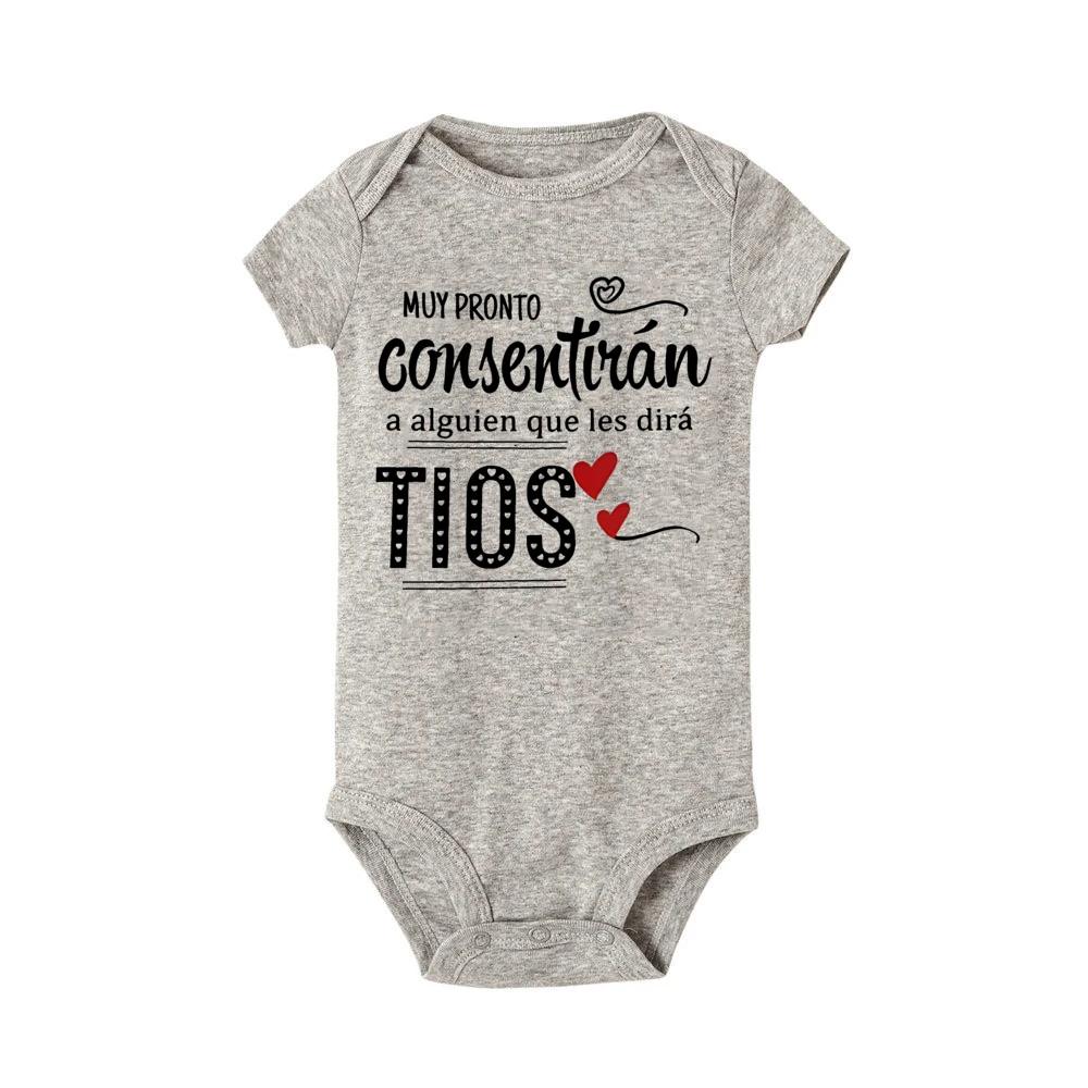 Soon They Will Feel Someone Who Will Call Them Uncle Printed Baby Romper Pregnancy Announcement Jumpsuit Infant Reveal Bodysuit