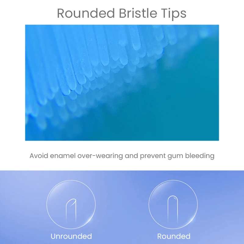 For Xiaomi Mijia T300/T500/T700 Replacement Brush Heads with Caps Sealed Package Soft Heads For Sonic Electric Toothbrushes