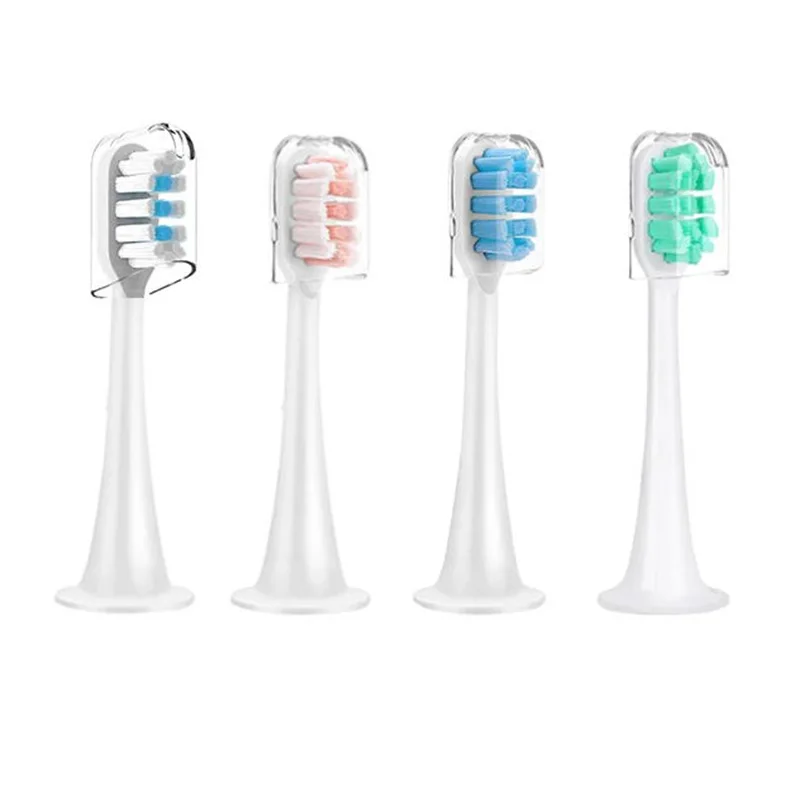 For Xiaomi Mijia T300/T500/T700 Replacement Brush Heads with Caps Sealed Package Soft Heads For Sonic Electric Toothbrushes