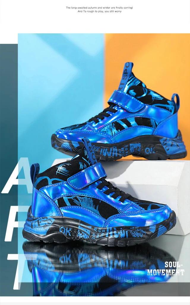 Autumn Breathable Boys and Children's Sports Shoes Casual Running Shoes