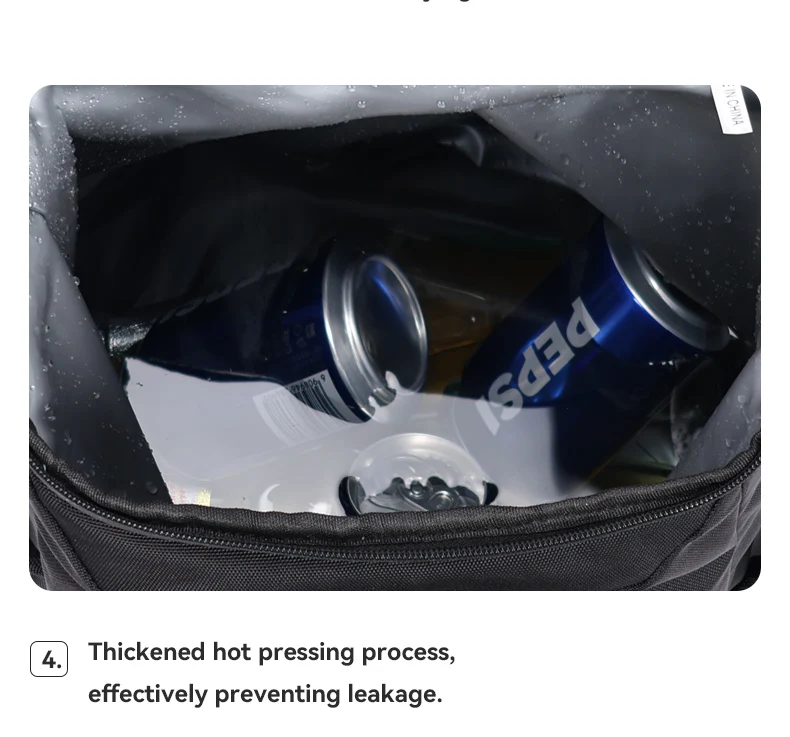 New Picnic Cooler Bag Large Capacity Camping Meal Hikking Thermal Backpack with Bottle Opener Leakproof Insulated Lunch Bag