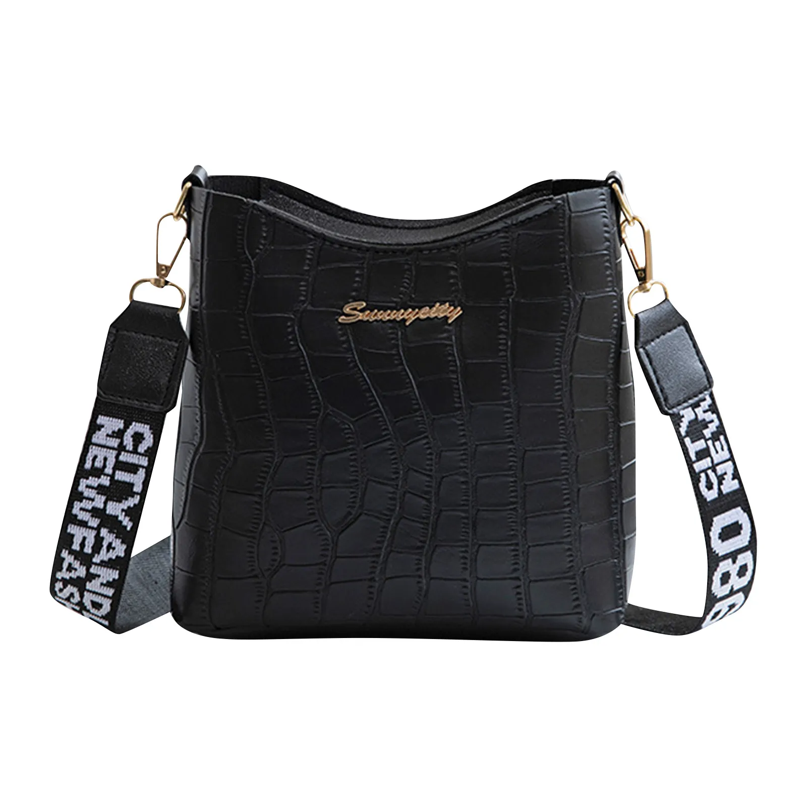 New Women'S Classic Shoulder Handbag Multi-Functional Fashion Crossbody Bag Wide Shoulder Strap Mini Pu Leather Mobile Wallet