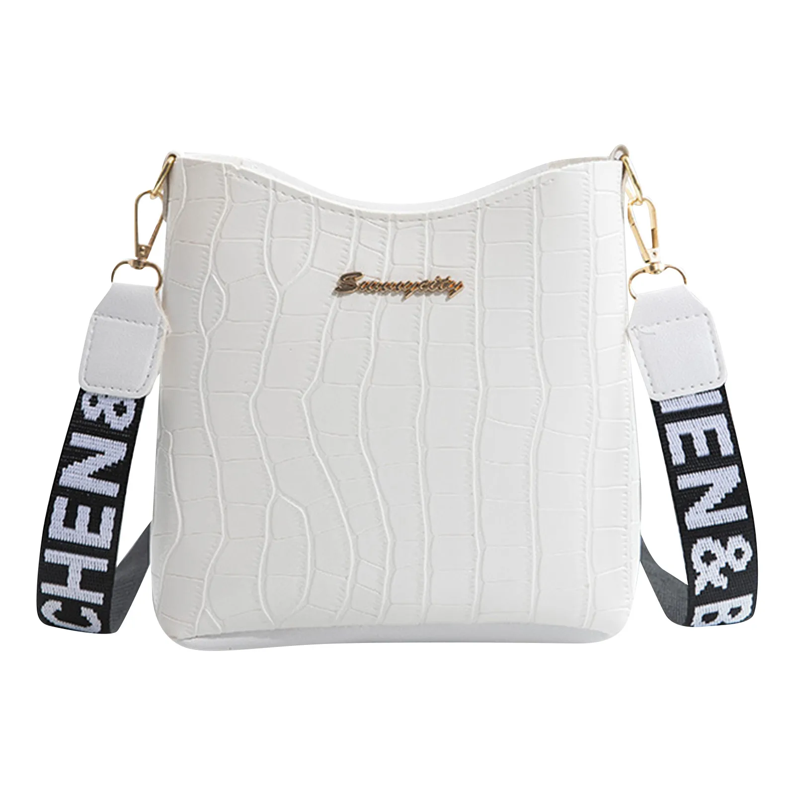 New Women'S Classic Shoulder Handbag Multi-Functional Fashion Crossbody Bag Wide Shoulder Strap Mini Pu Leather Mobile Wallet