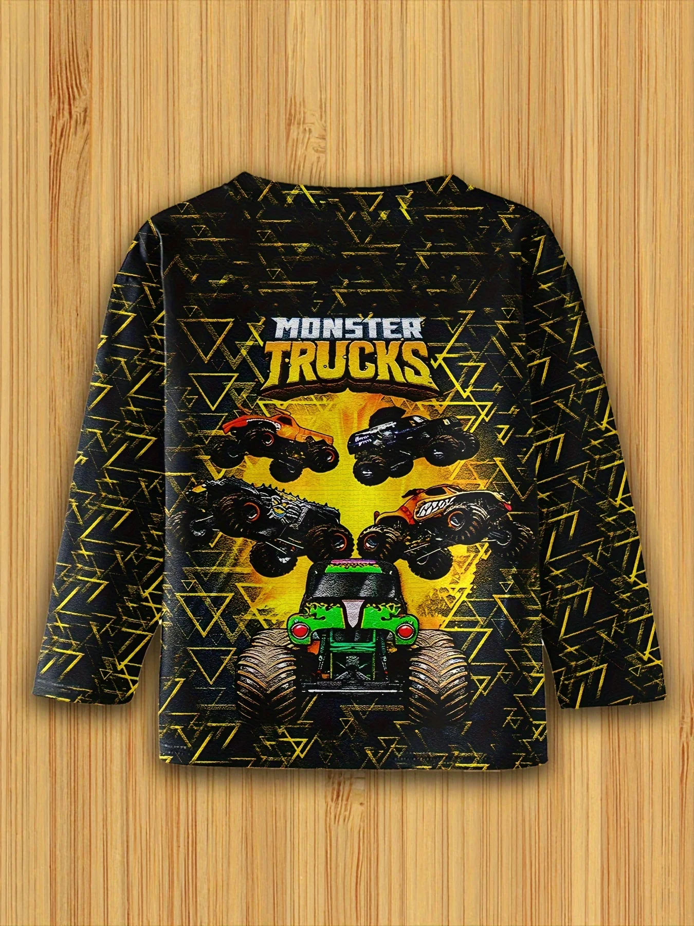 Children's Clothing Boys Tshirt Long Sleeve Cool Gamepad Pattern Print Kids Spring Fall Clothes Novelty Boy Clothes O-Neck Tops