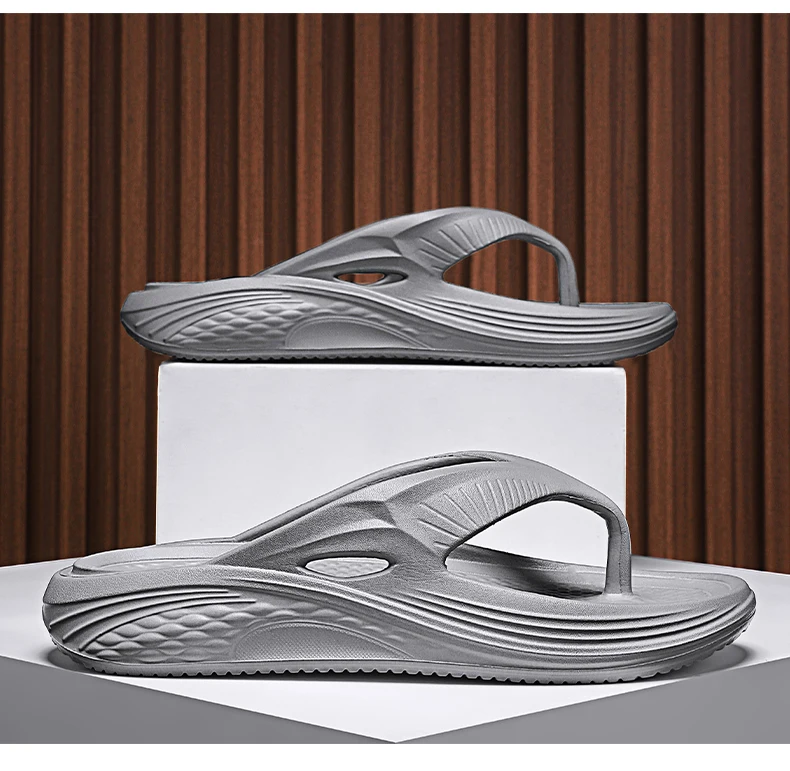 Men's Orthopedic Sandals Fashion Couples Beach Flip Flop Summer Outdoor Soft Sandals with Arch Support Bathroom Slides
