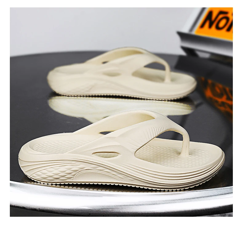 Men's Orthopedic Sandals Fashion Couples Beach Flip Flop Summer Outdoor Soft Sandals with Arch Support Bathroom Slides