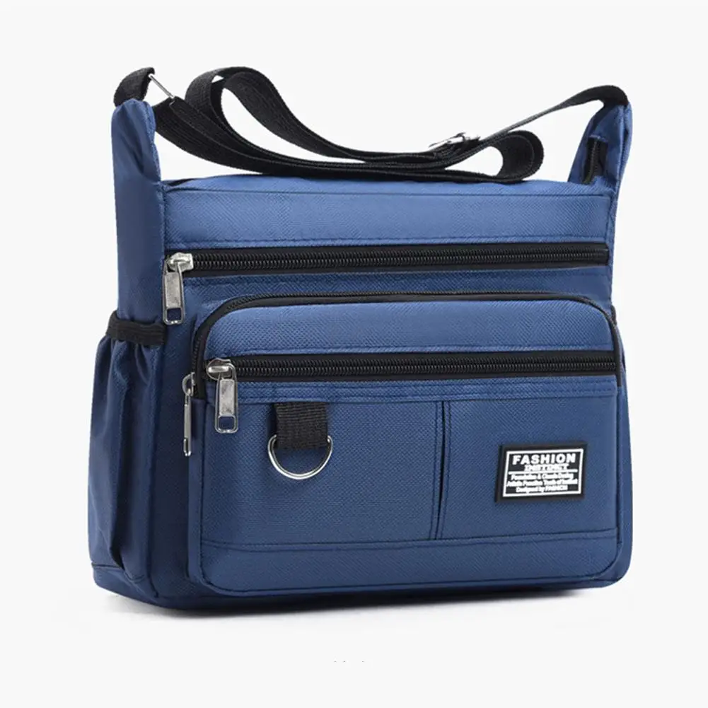Mens Crossbody Bag Single Shoulder Bags Big Capacity Multi-Pockets Storage Bag Fashion Handbag Business Crossbody Bags