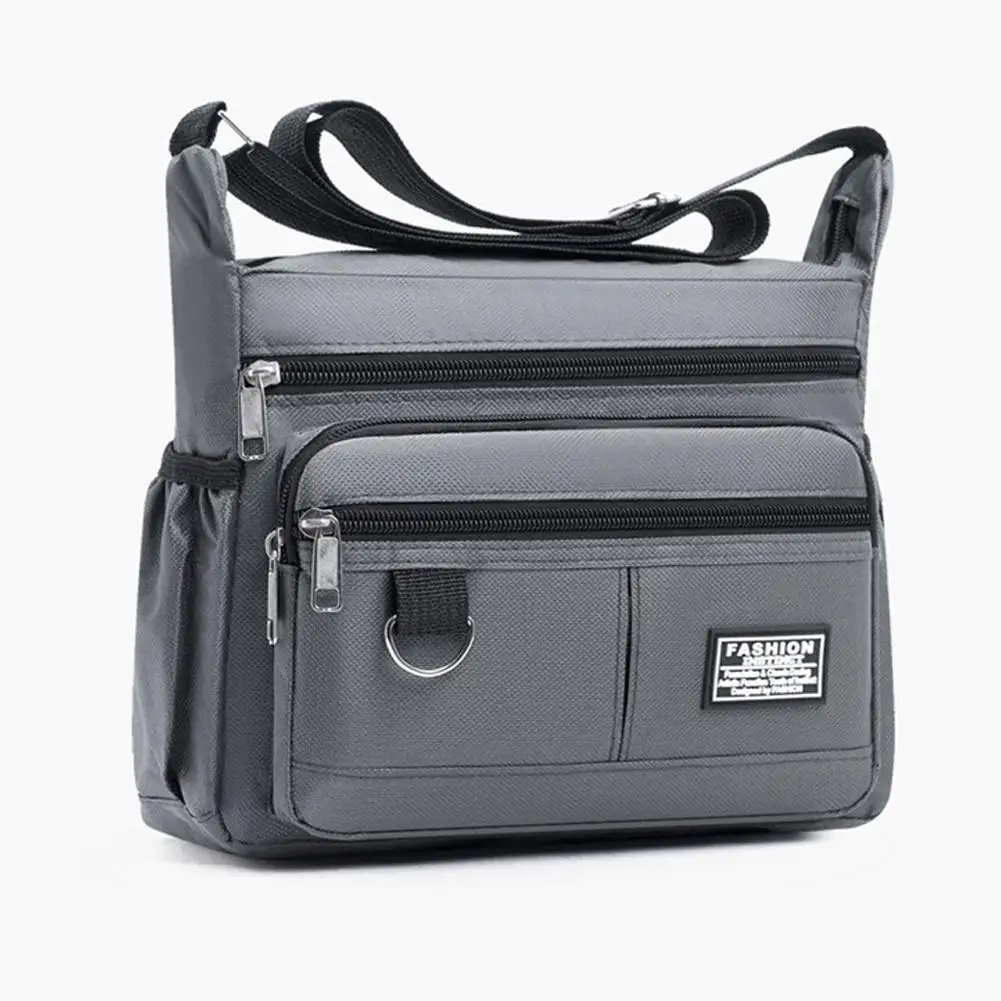 Mens Crossbody Bag Single Shoulder Bags Big Capacity Multi-Pockets Storage Bag Fashion Handbag Business Crossbody Bags
