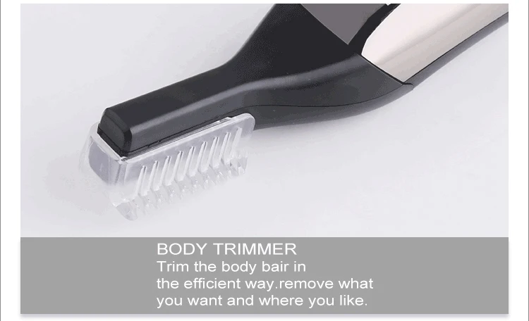 Kemei KM-5898 Wholesale 11 IN 1 Grooming Kit for Hair Salon mens washable and rechargeable hair trimmer