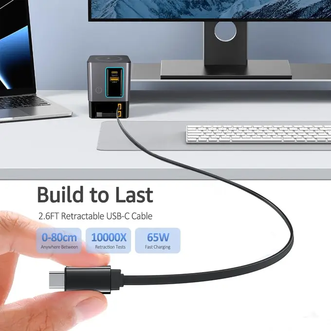 GaN 6 in 1 105W Magnetic Wireless Charger Stand 15W Fast Wireless Charging Desktop Dock Station For iPhone18 17 16 15 14 Airpod