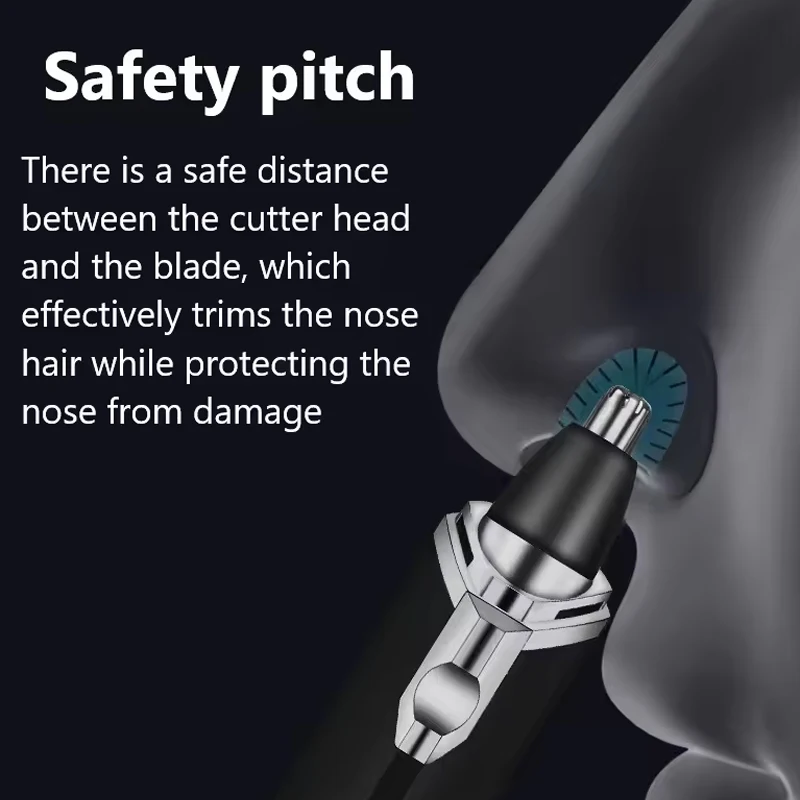 Kemei Nose Hair Trimmer Mens Beard Trimer Eyebrow Nose Trimmer for Nose and Ear Cleaner Professional Hair Removal Machine