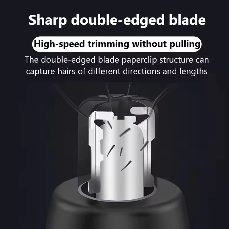 Kemei Nose Hair Trimmer Mens Beard Trimer Eyebrow Nose Trimmer for Nose and Ear Cleaner Professional Hair Removal Machine
